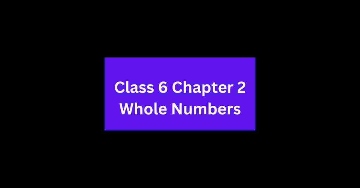 Math quiz for class 6 Chapter 2 with questions and answers