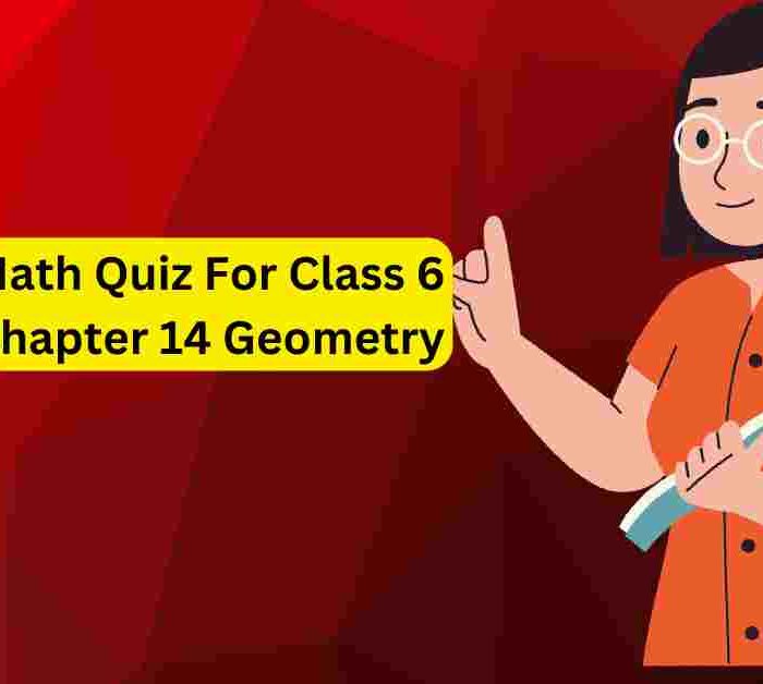 Math Quiz For Class 6 Chapter 14 Geometry