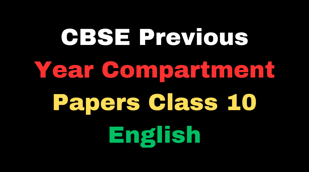 CBSE Previous Year Question Papers Class 10 English (Lan and Lit) 2023
