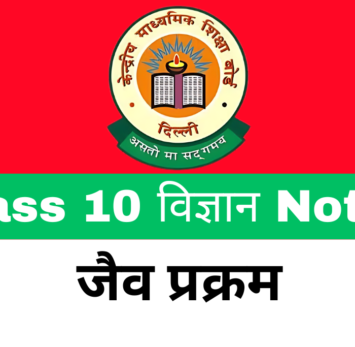 Class 10 Science Chapter 6 जैव प्रक्रम Notes Download Free