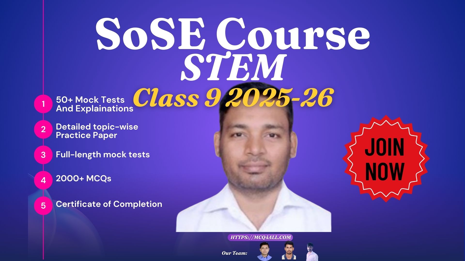 Delhi Best SoSE Course 2025-26 Class 9 STEM English Medium